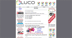 Desktop Screenshot of luco.cz