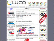 Tablet Screenshot of luco.cz