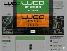 Tablet Screenshot of luco.com.ar